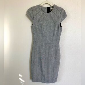 H&M Gray Midi  Dress
